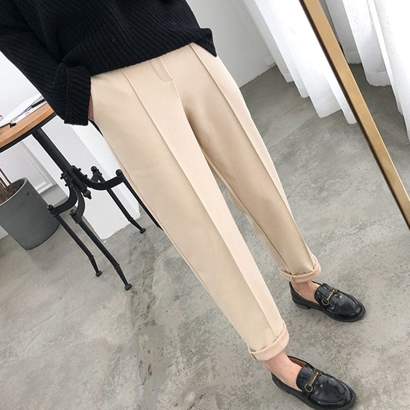 High Waist Pencil Pants