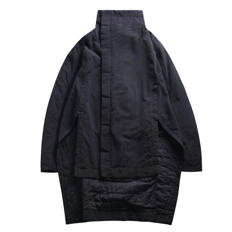 Jet Black Cotton-padded Jacket | Millennials