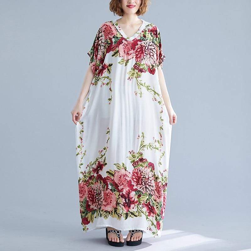 Coralie Floral Kaftan Dress