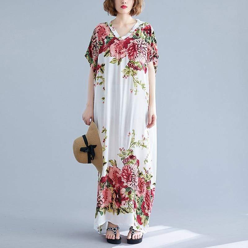 Coralie Floral Kaftan Dress