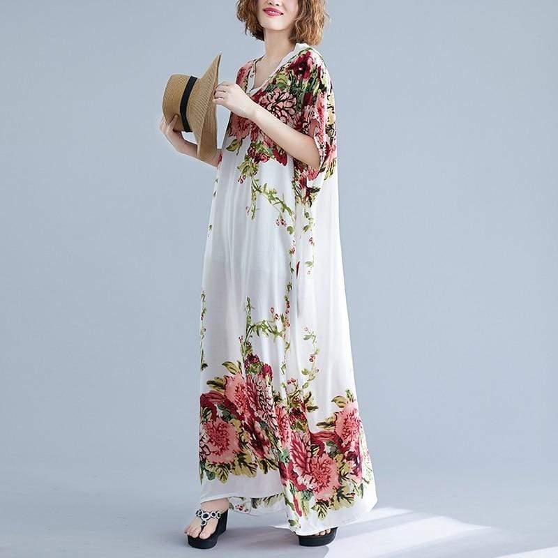 Coralie Floral Kaftan Dress