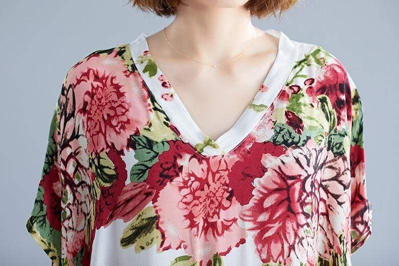 Coralie Floral Kaftan Dress