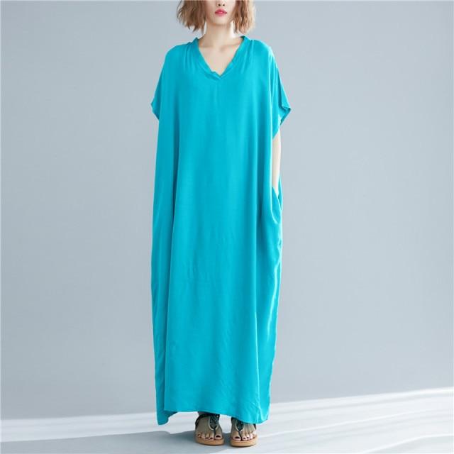 Diana Solid Kaftan Dress