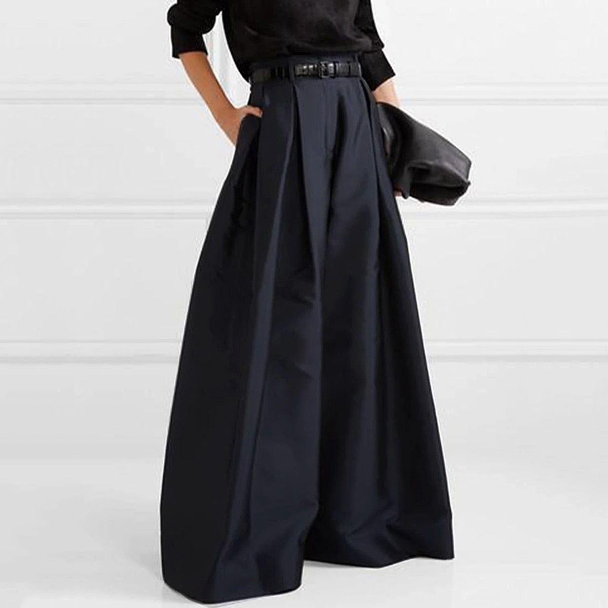 Loose High Waist Wide Leg Pants