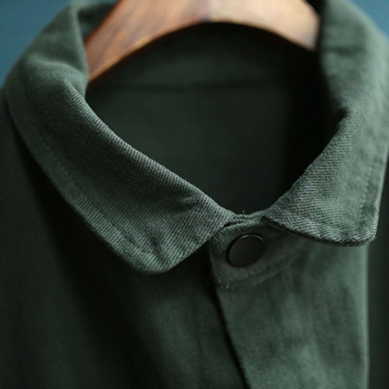 Loose Turn-Down Collar Jacket