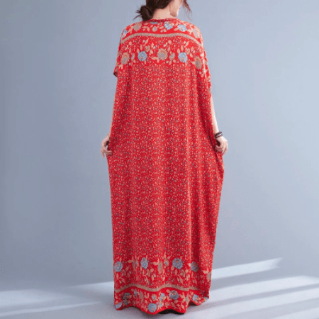 Melody Floral Kaftan Dress