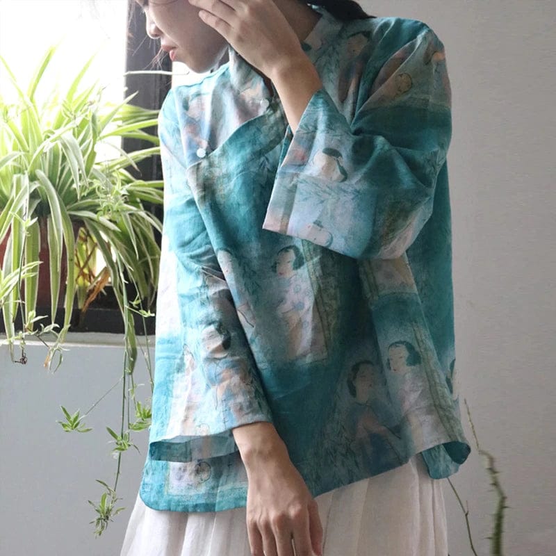 Nuxing Asia Inspired Blouse