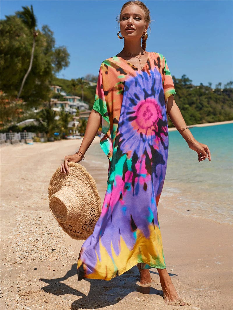 Woodstock Tie Dye Beach Dress