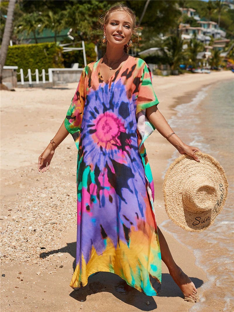 Woodstock Tie Dye Beach Dress