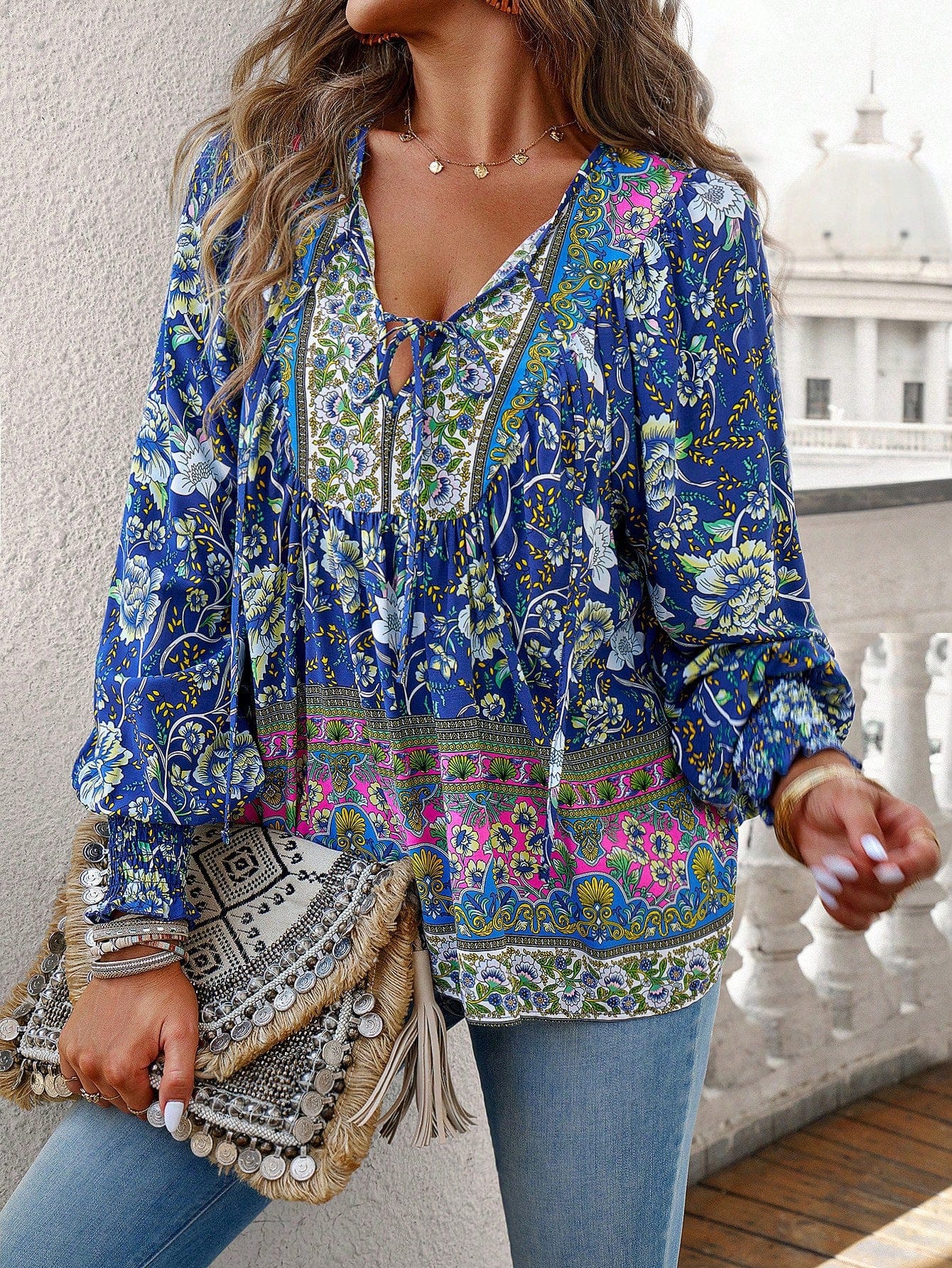 Luna Essence Bohemian Loose Fit Top