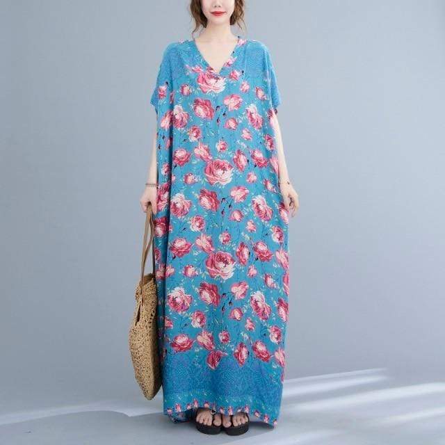 Serenade Floral Kaftan Dress