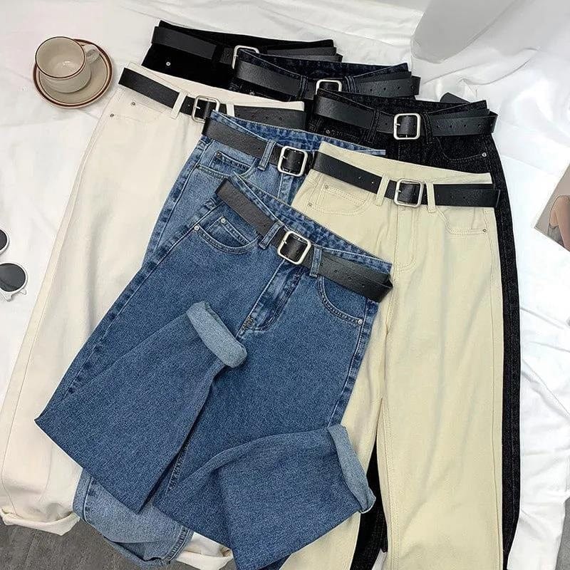 High Waist Slim-Fit Jeans