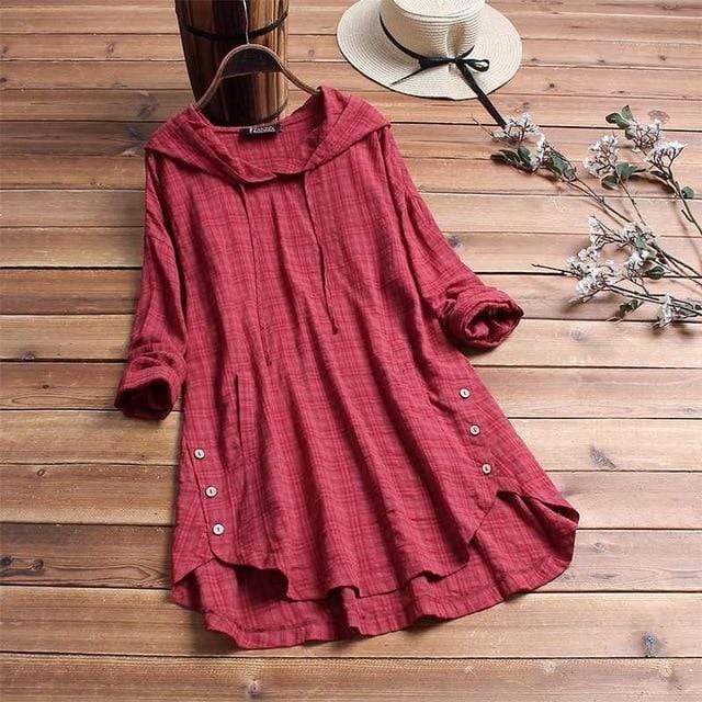 Hooded Long Sleeve Tunic