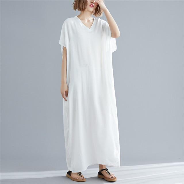 Diana Solid Kaftan Dress