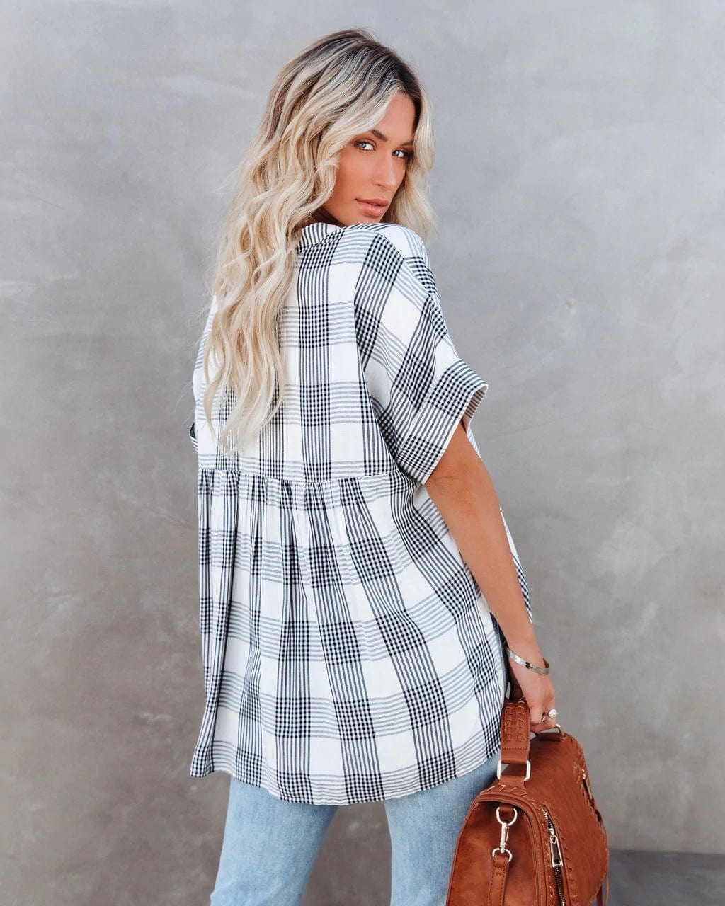 Women's Short Sleeve Loose Shirt