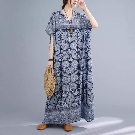 Yin Yang Dragon Kaftan Dress