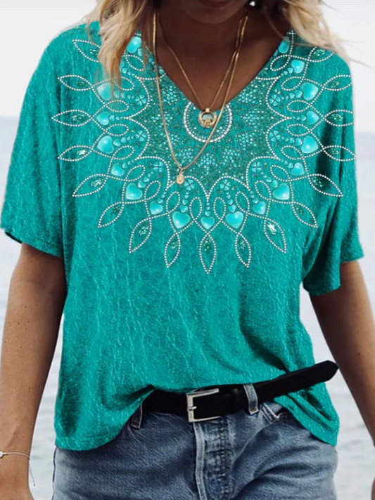 Silken Allure Summer Tee